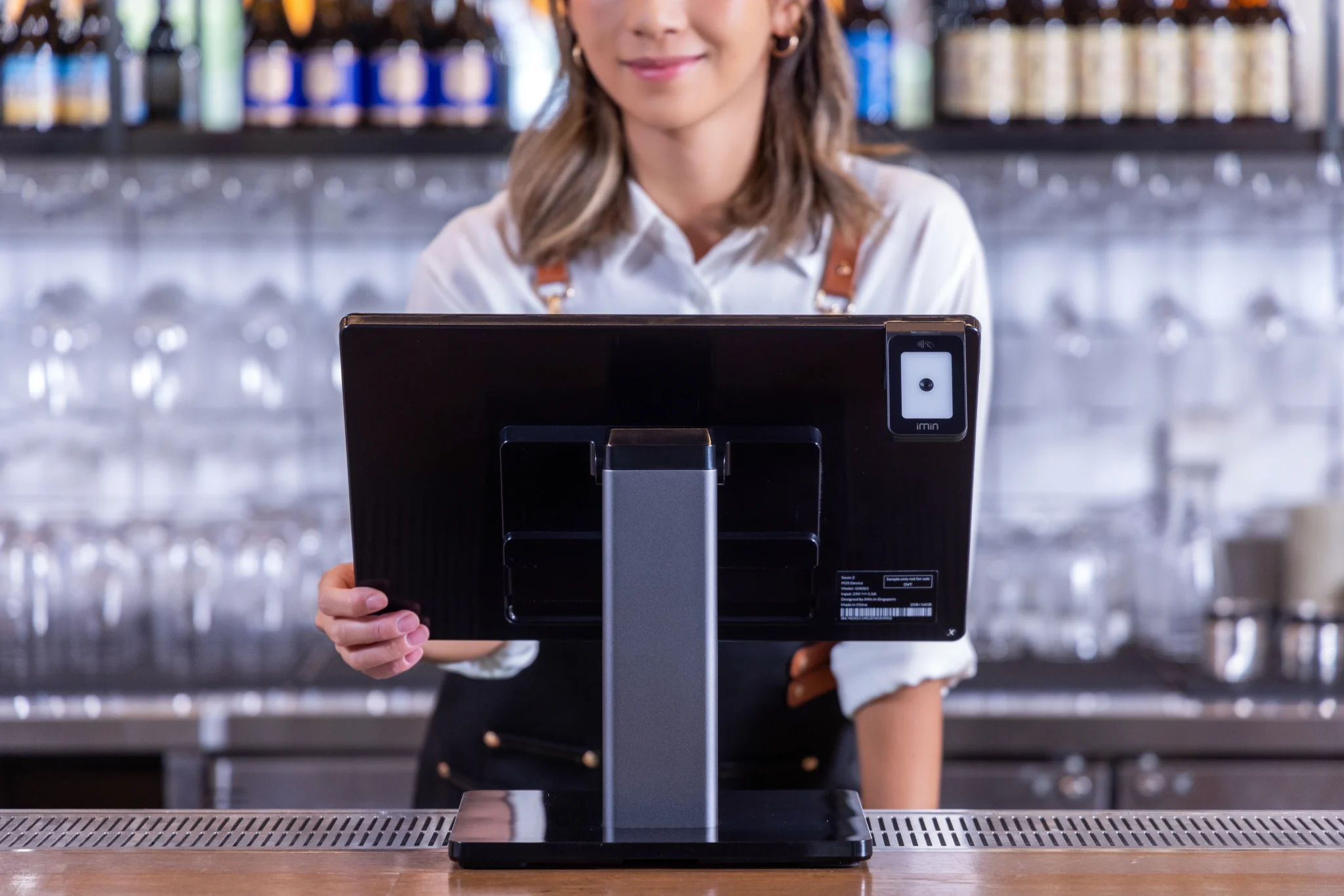 Caisse enregistreuse Senia.Tech dans un restaurant